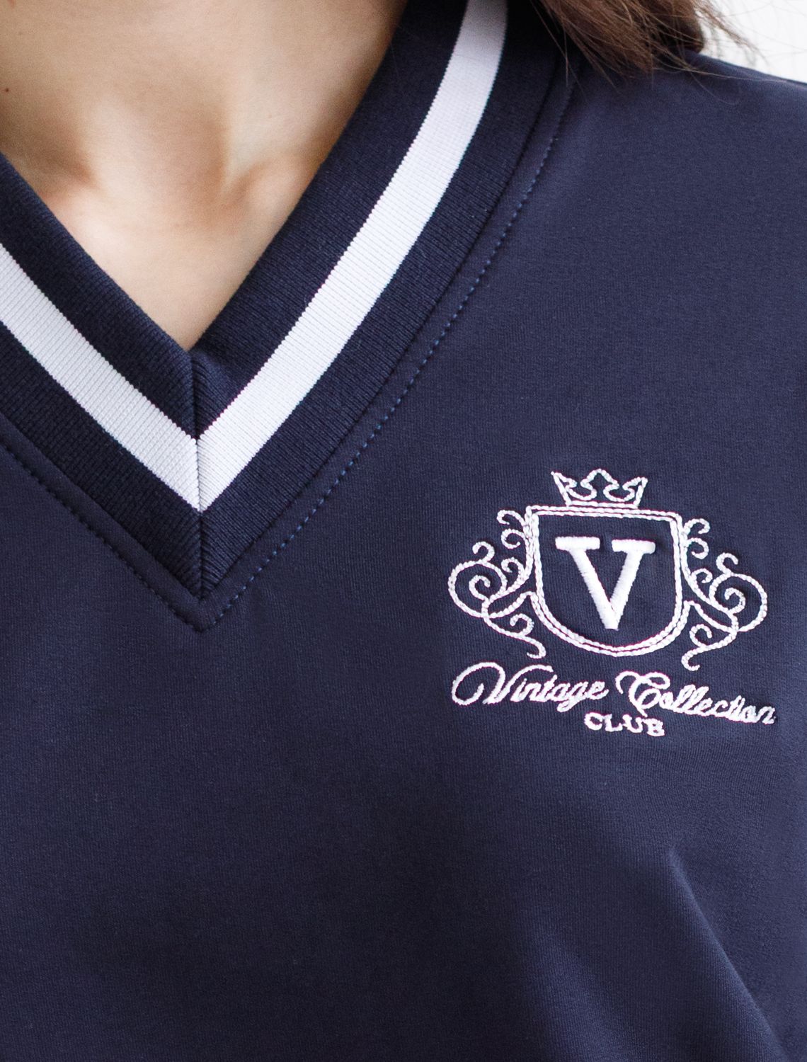 картинка Джемпер женский т.синий магазин Одежда+ являющийся официальным дистрибьютором в России 