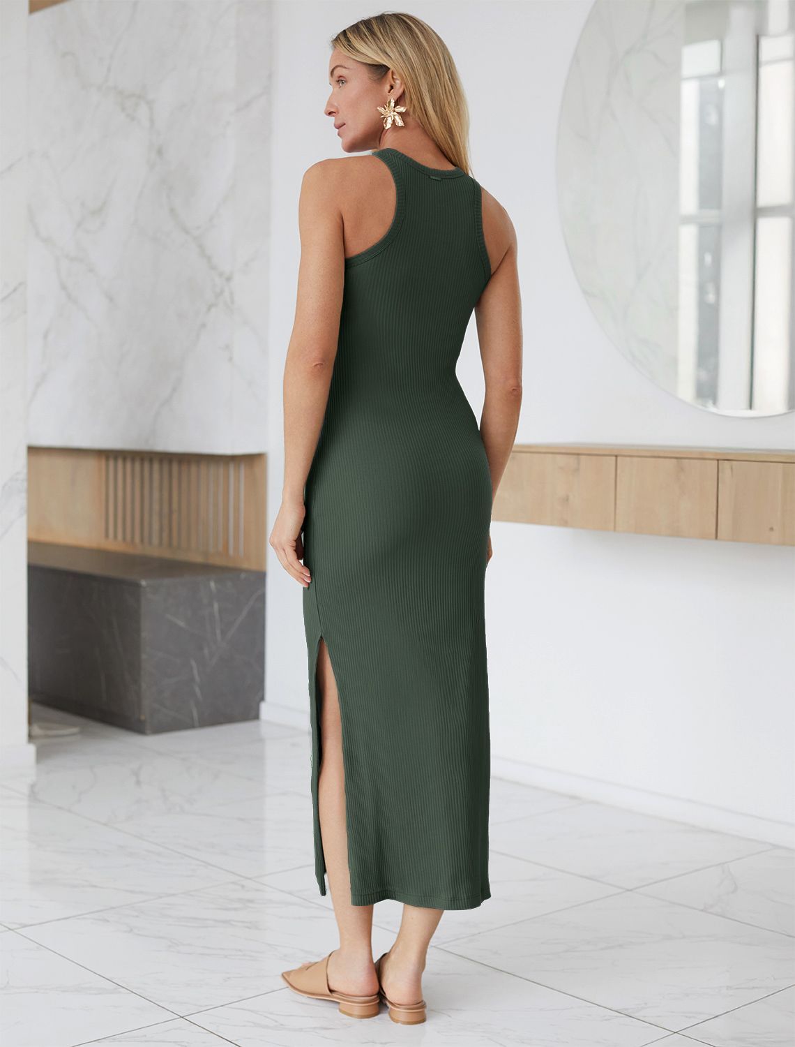 картинка Платье женское т.оливковый от магазина Одежда+