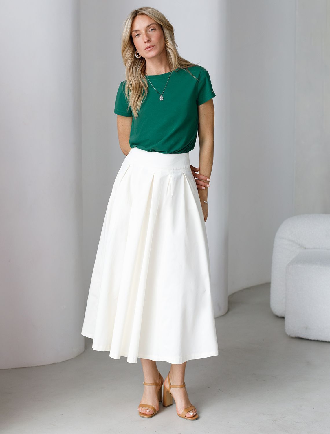 картинка Футболка женская зеленый от магазина Одежда+