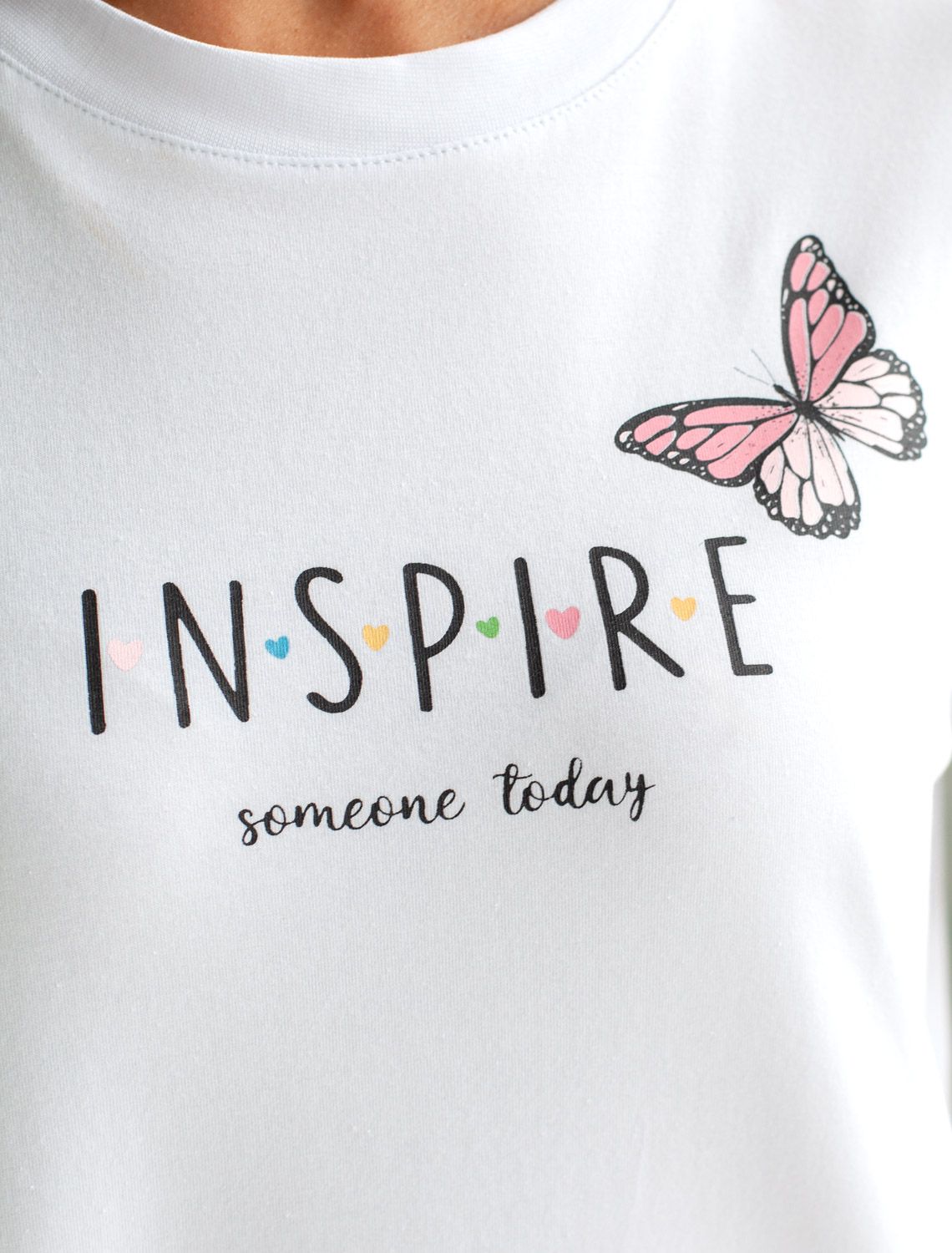 картинка Футболка женская белый_inspire от магазина Одежда+