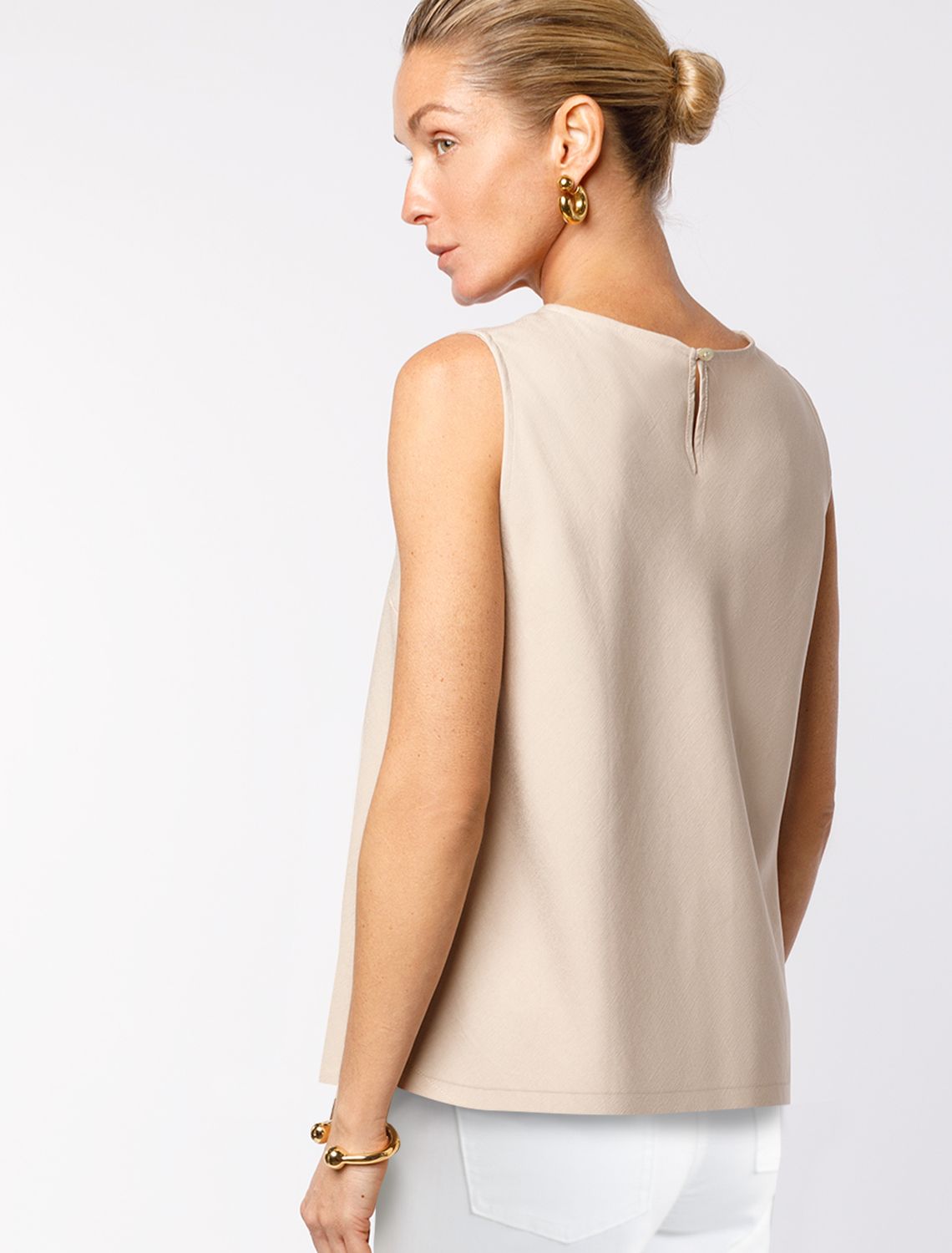 картинка Топ женский светло-бежевый от магазина Одежда+