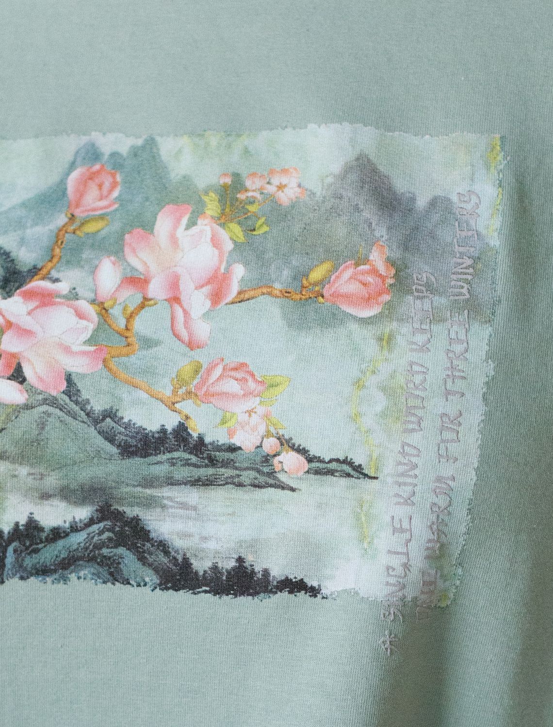 картинка Джемпер женский св.оливковый_пейзаж магазин Одежда+ являющийся официальным дистрибьютором в России 