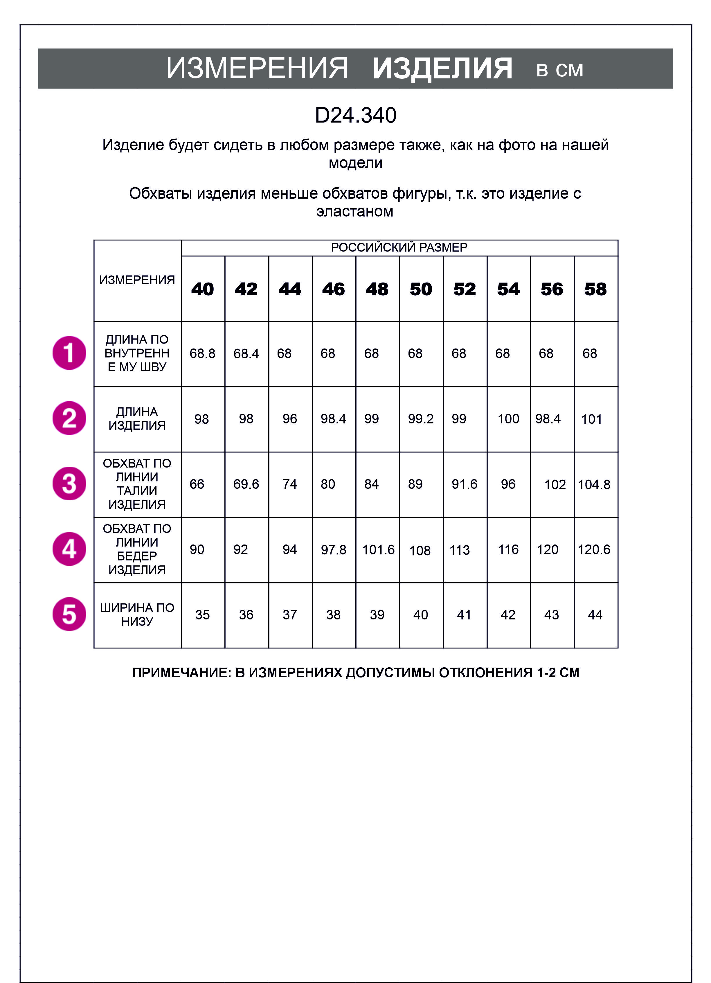 картинка Брюки женские темно-синий от магазина Одежда+