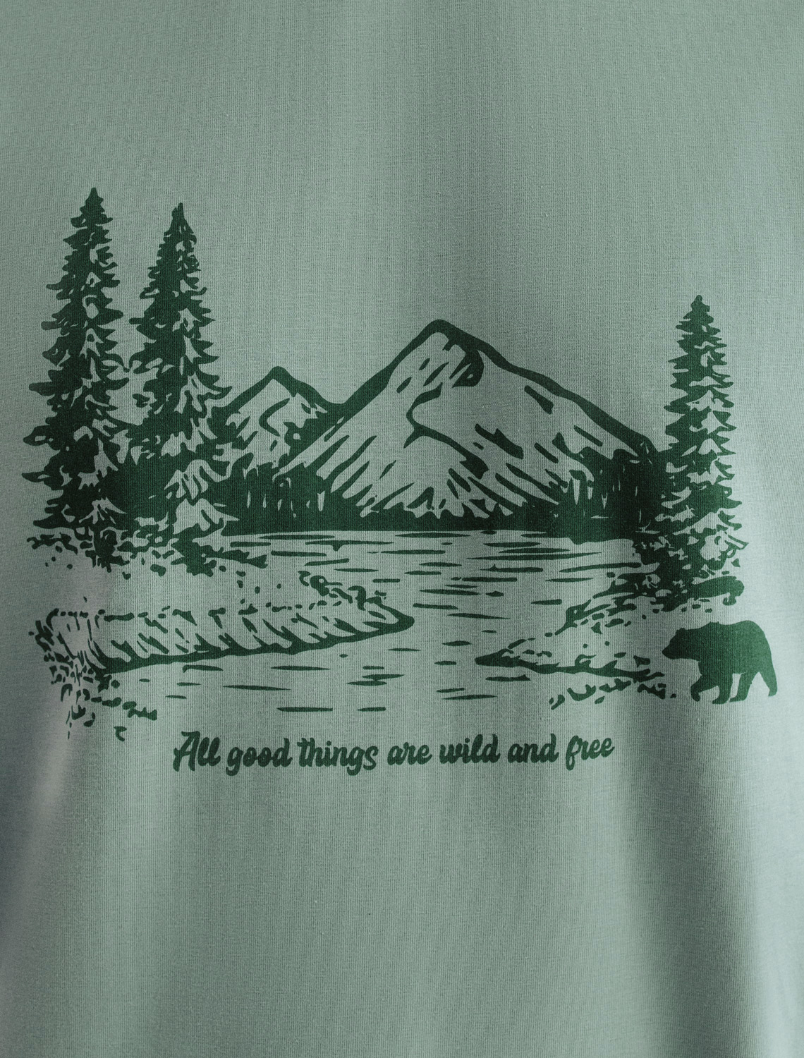 картинка Футболка мужская св.оливковый_outdoor магазин Одежда+ являющийся официальным дистрибьютором в России 