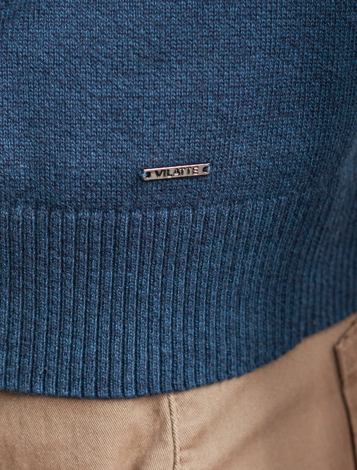 картинка Кардиган мужской светло-синий меланж от магазина Одежда+