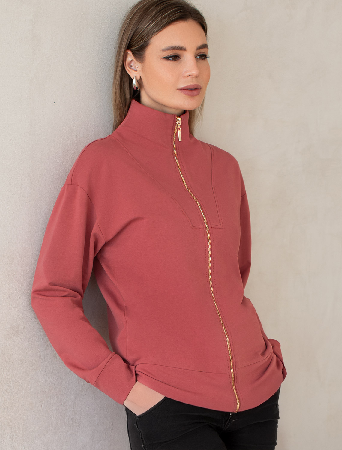 картинка Джемпер женский терракота от магазина Одежда+