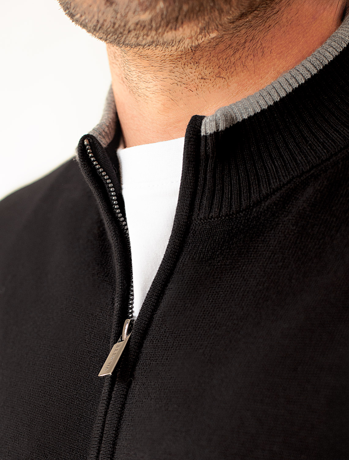 картинка Кардиган мужской черный от магазина Одежда+