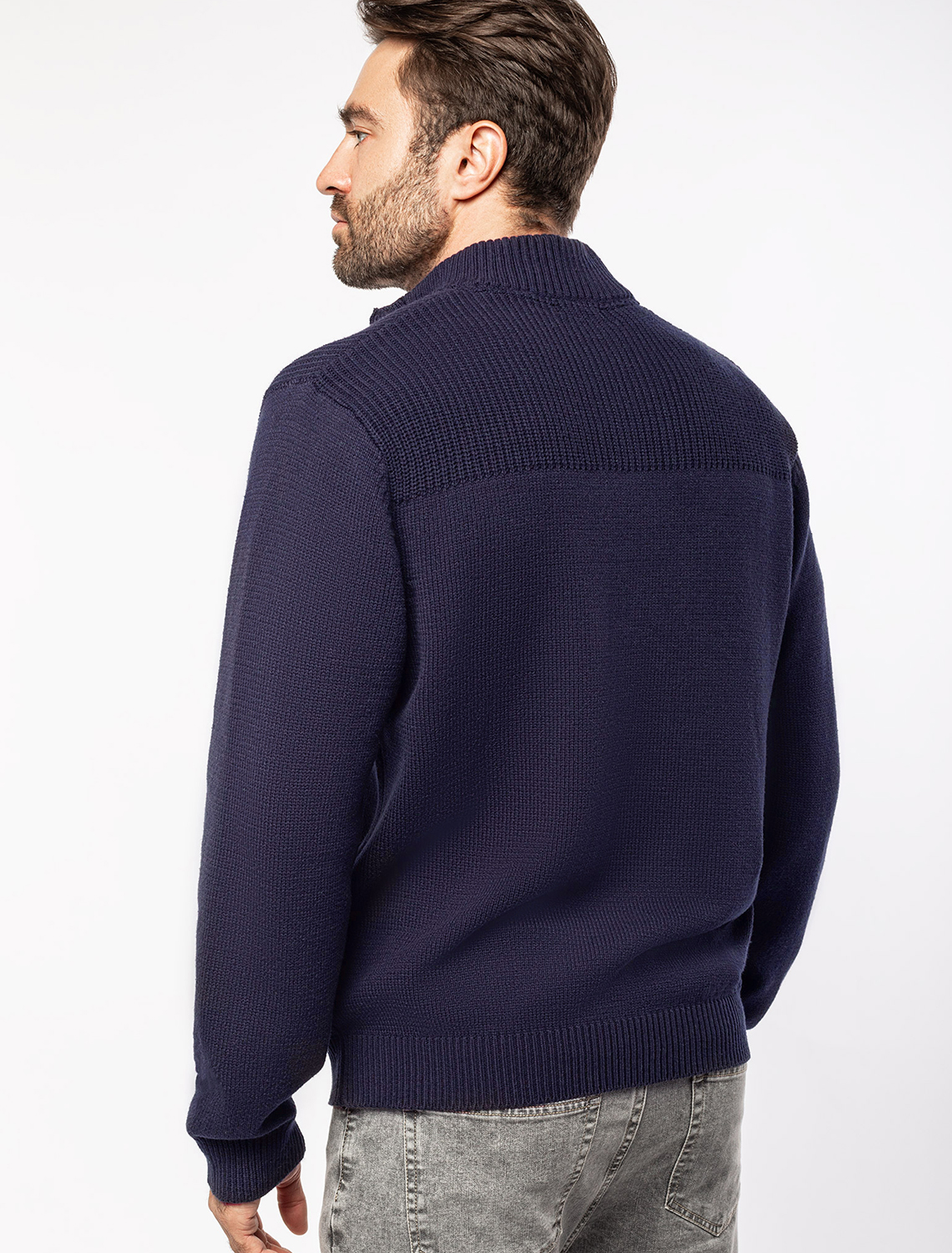 картинка Джемпер мужской темно-синий от магазина Одежда+