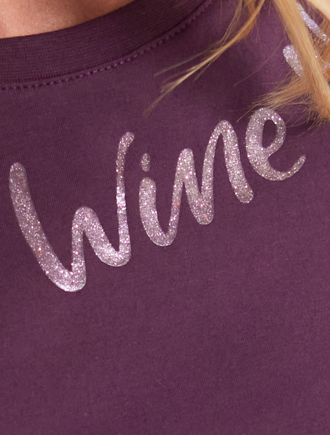 картинка Футболка женская бургунди_wine_not от магазина Одежда+