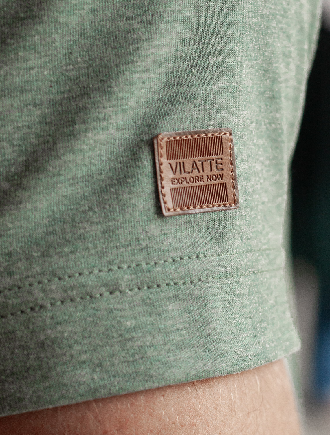 картинка Футболка мужская св.оливковый меланж_adventure от магазина Одежда+