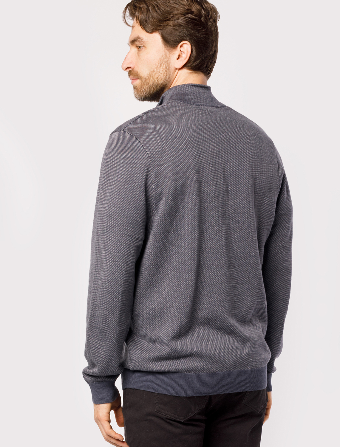 картинка Джемпер мужской серый меланж от магазина Одежда+