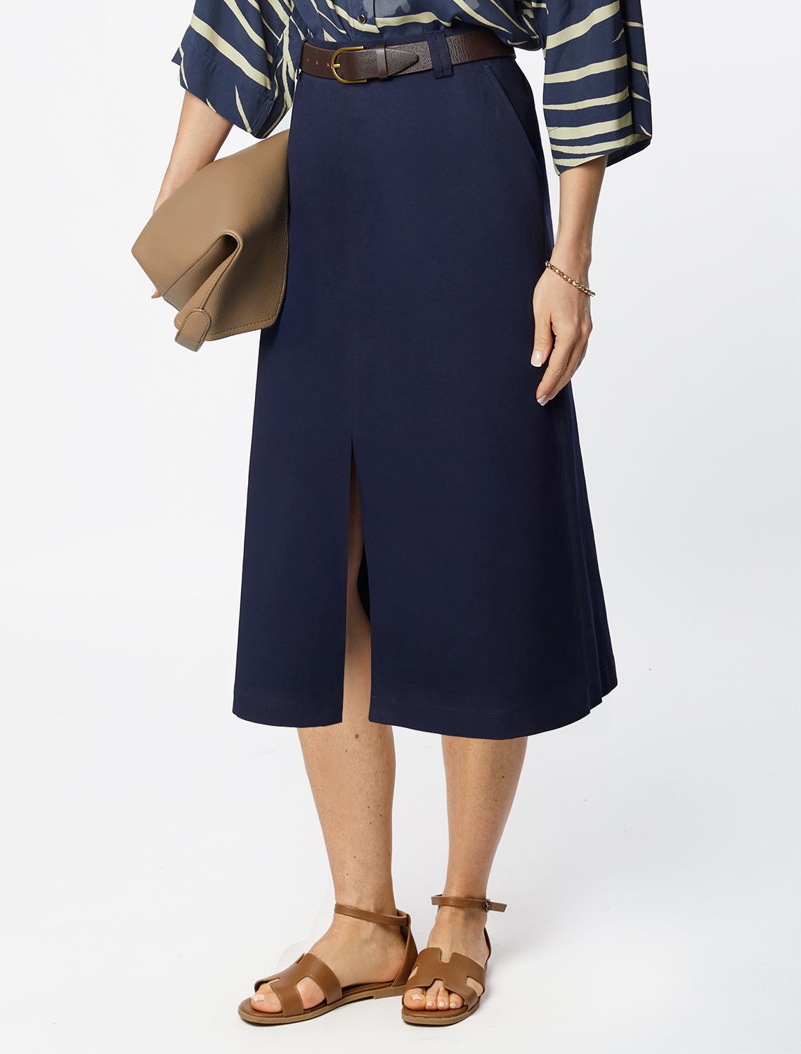 картинка Юбка женская синий от магазина Одежда+