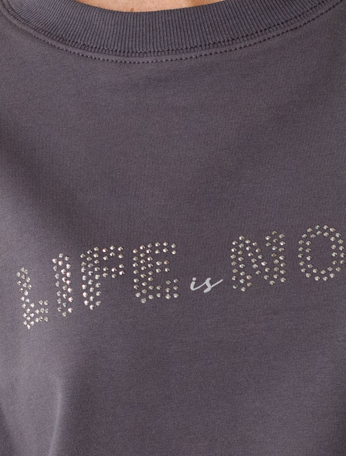 картинка Джемпер женский т.серый_life_is_now магазин Одежда+ являющийся официальным дистрибьютором в России 