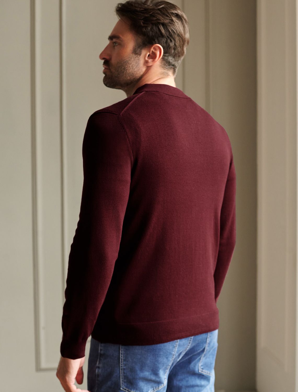 картинка Джемпер мужской бургунди от магазина Одежда+
