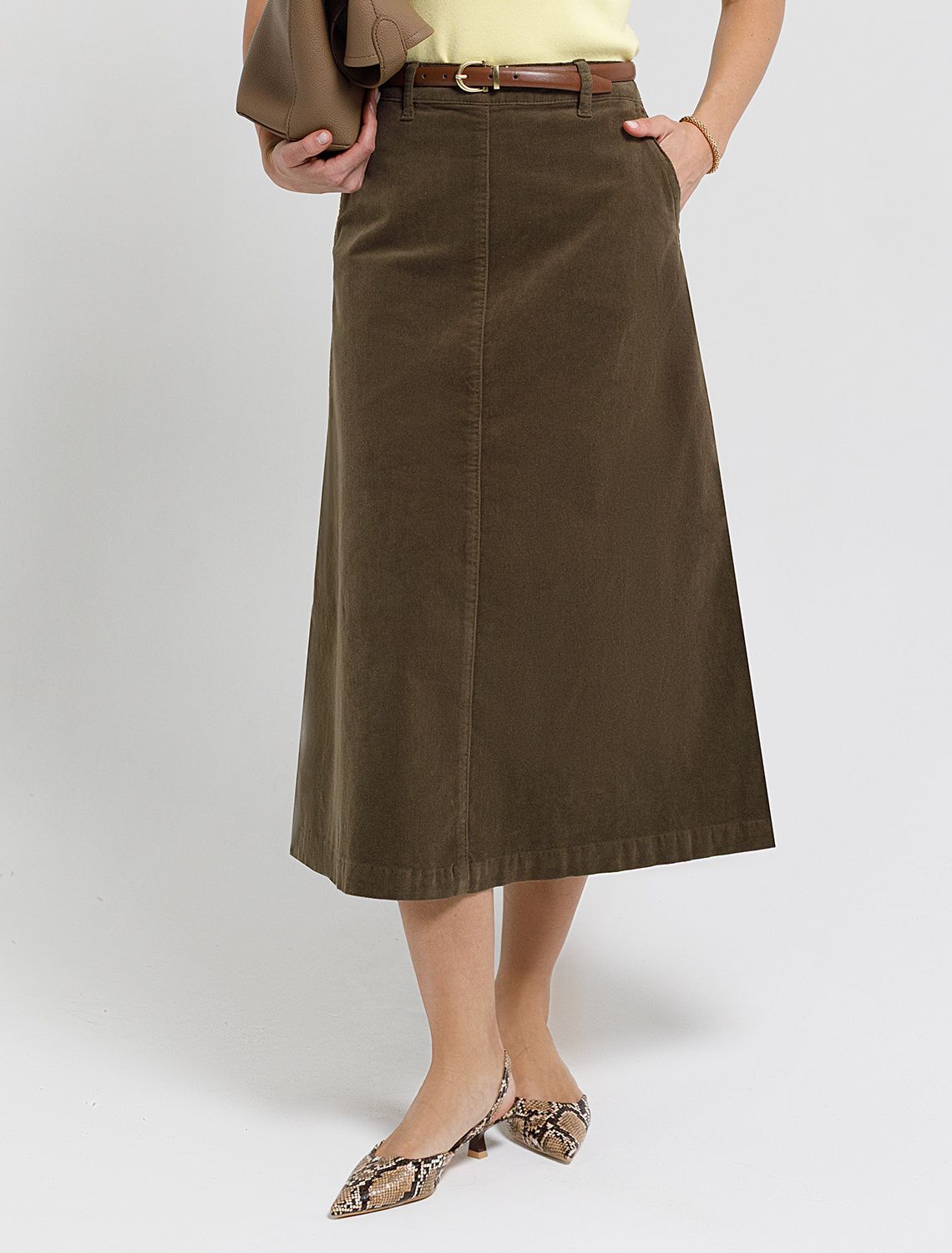 картинка Юбка женская хаки магазин Одежда+ являющийся официальным дистрибьютором в России 