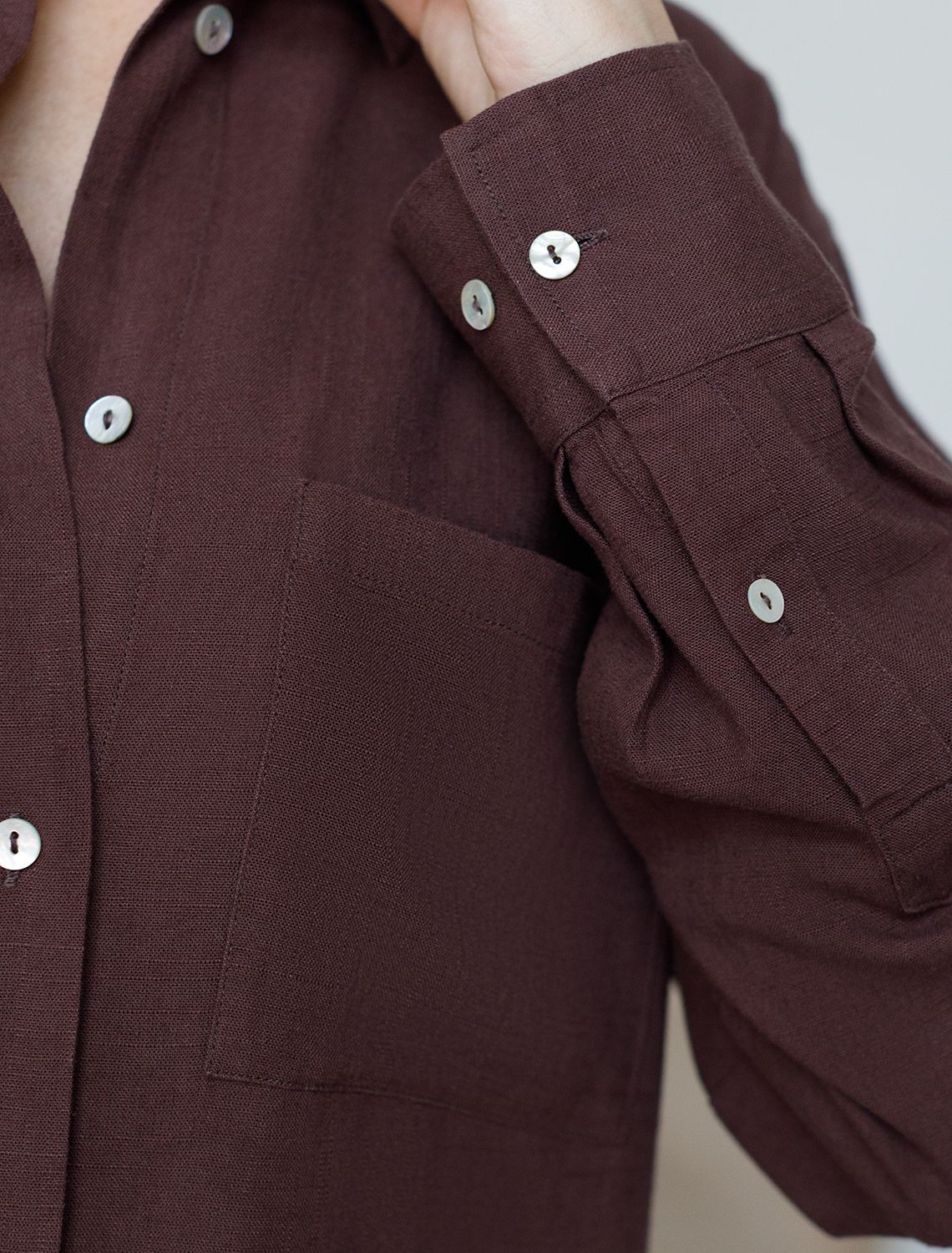 картинка Блузка женская коричневый магазин Одежда+ являющийся официальным дистрибьютором в России 