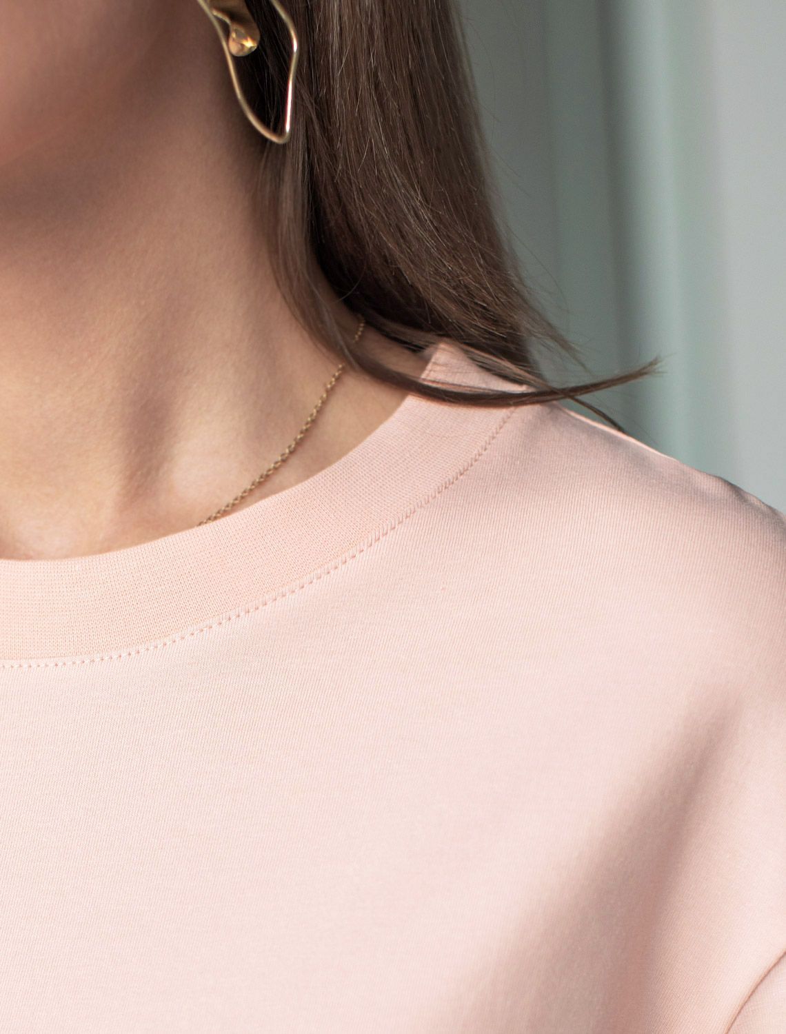 картинка Футболка женская пудра_vibe от магазина Одежда+