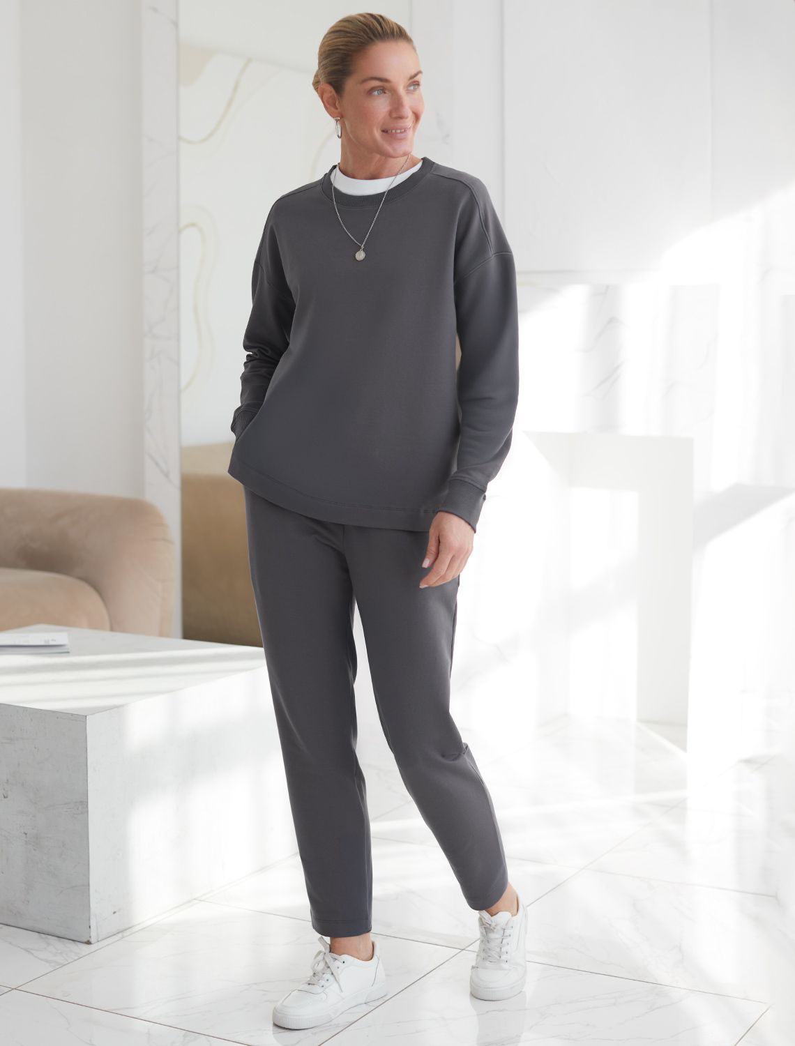 картинка Брюки женские темно-серый от магазина Одежда+