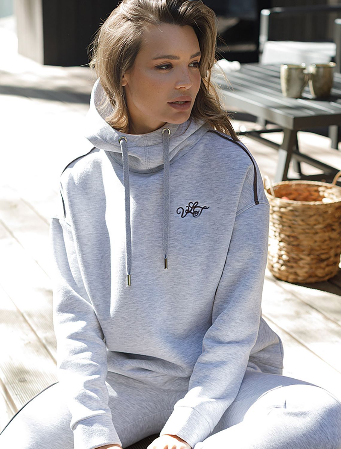 картинка Джемпер женский серый меланж магазин Одежда+ являющийся официальным дистрибьютором в России 