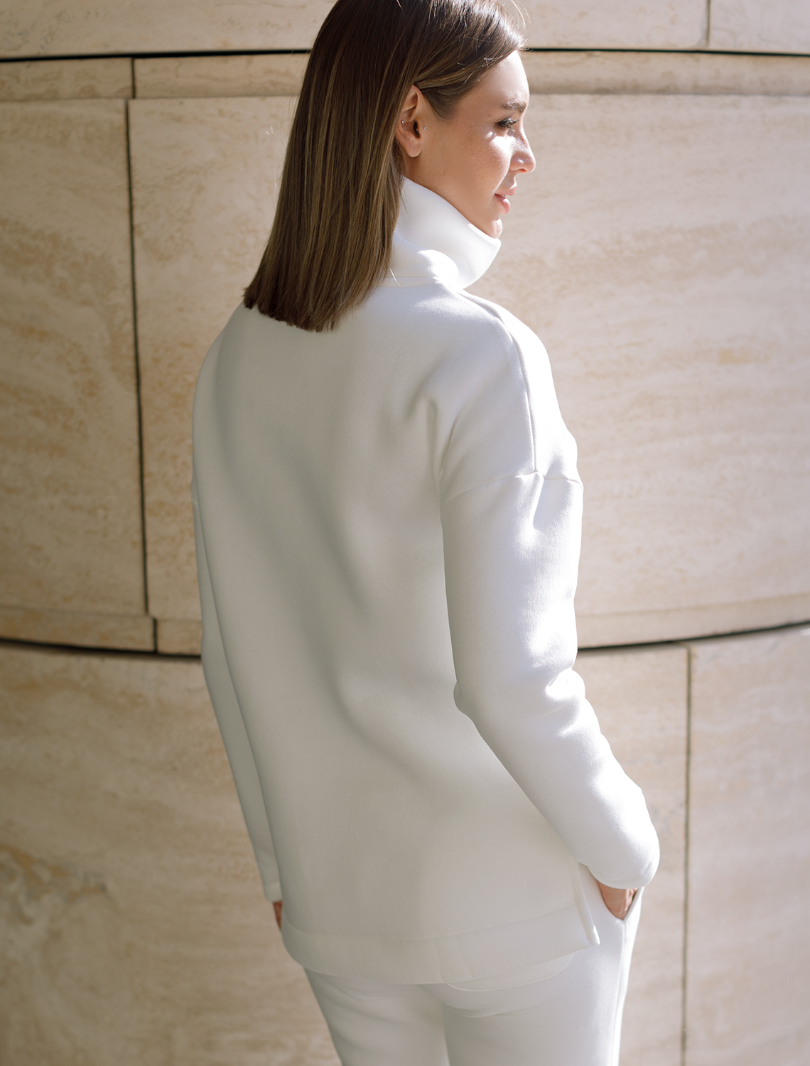 картинка Джемпер женский белый от магазина Одежда+