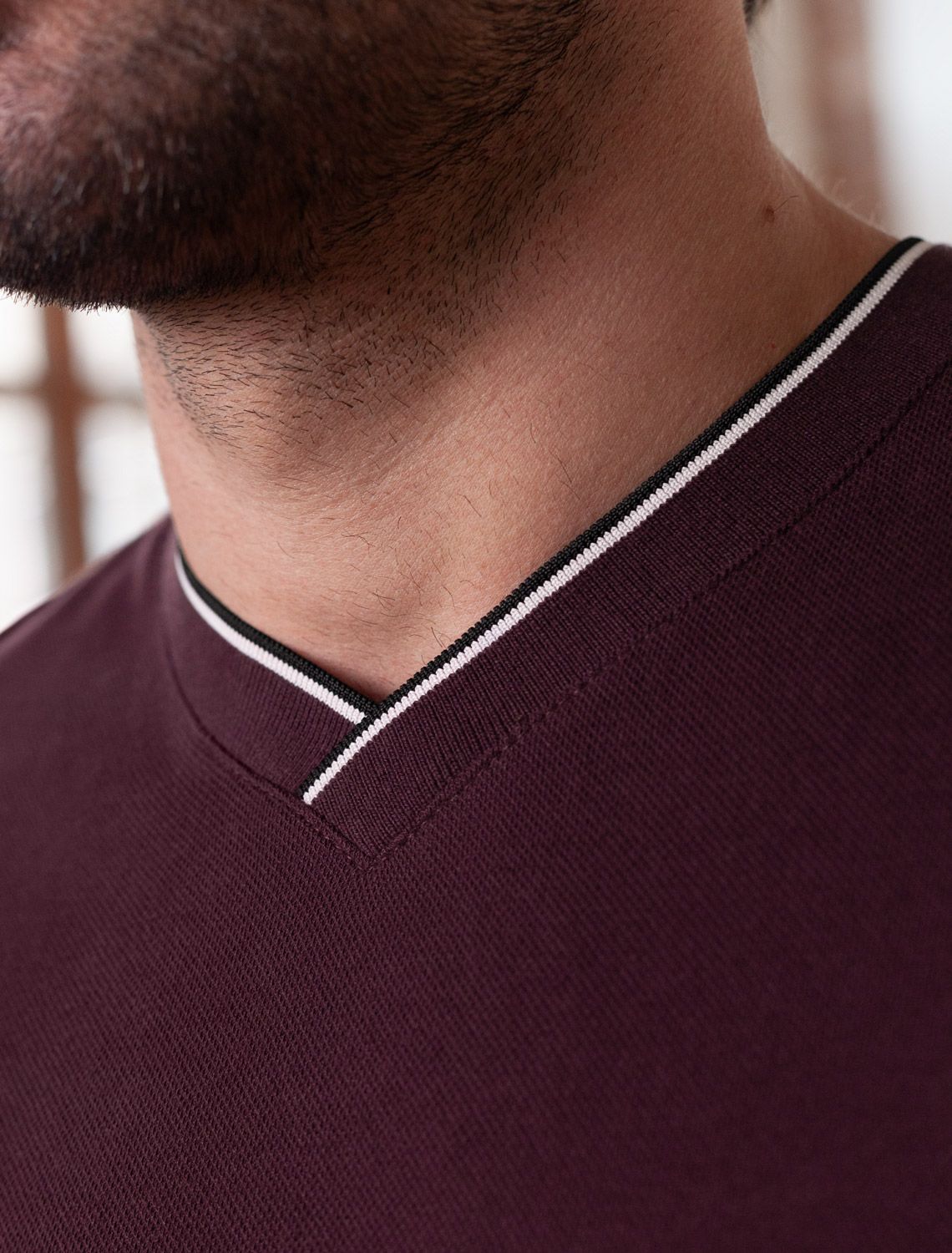 картинка Футболка мужская бургунди магазин Одежда+ являющийся официальным дистрибьютором в России 