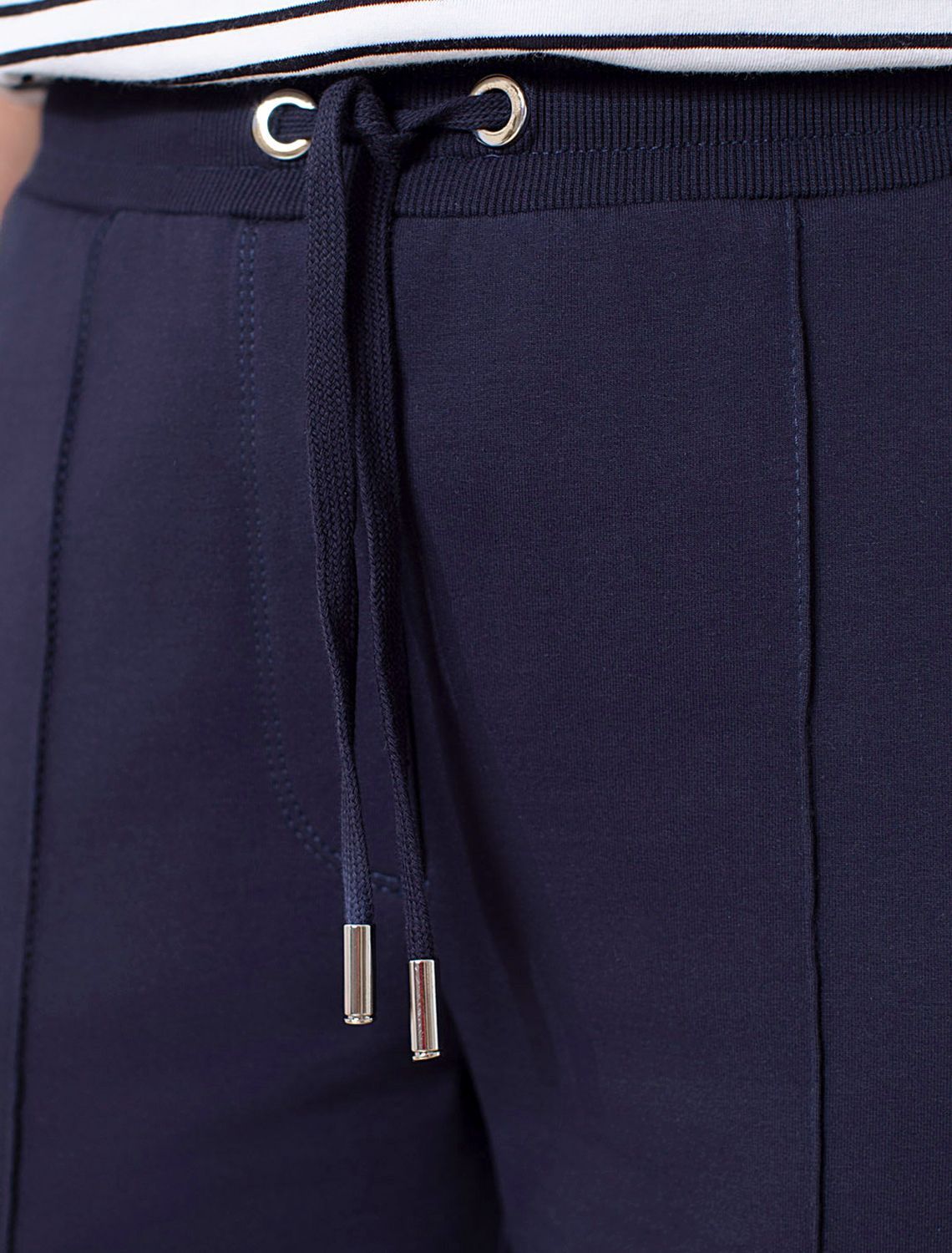 картинка Брюки женские т.синий магазин Одежда+ являющийся официальным дистрибьютором в России 