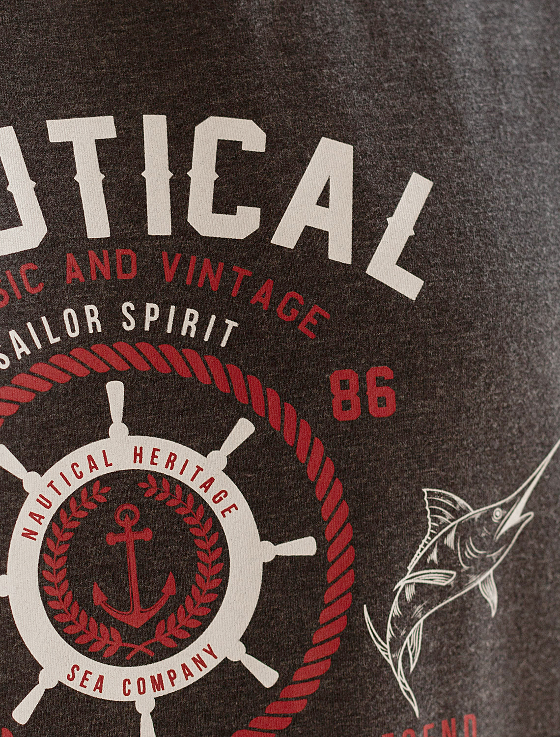 картинка Футболка мужская т.серый меланж_regatta магазин Одежда+ являющийся официальным дистрибьютором в России 