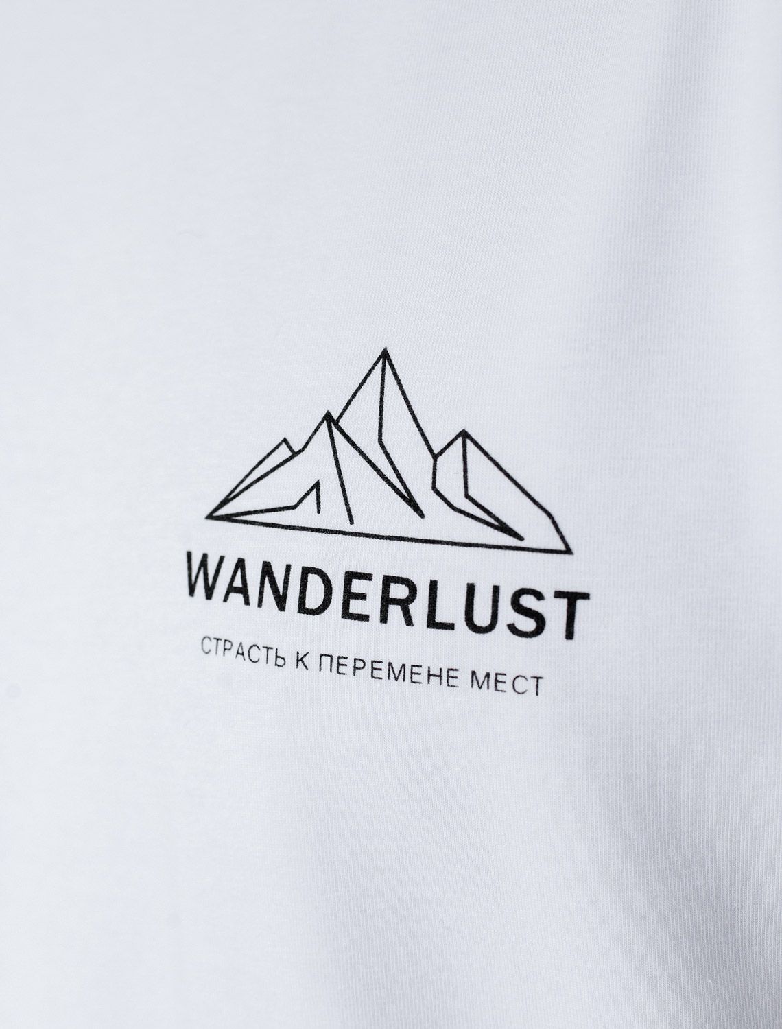 картинка Футболка мужская белый_wanderlust магазин Одежда+ являющийся официальным дистрибьютором в России 