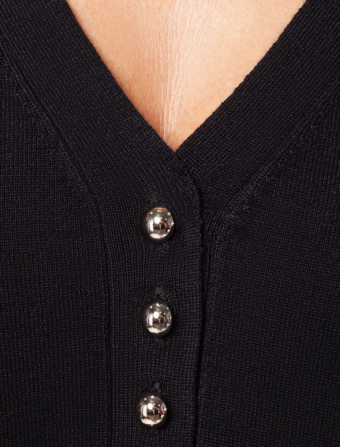 картинка Кардиган женский черный магазин Одежда+ являющийся официальным дистрибьютором в России 