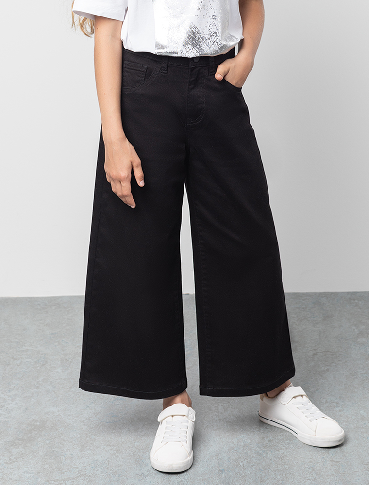 картинка Брюки для девочки черный от магазина Одежда+