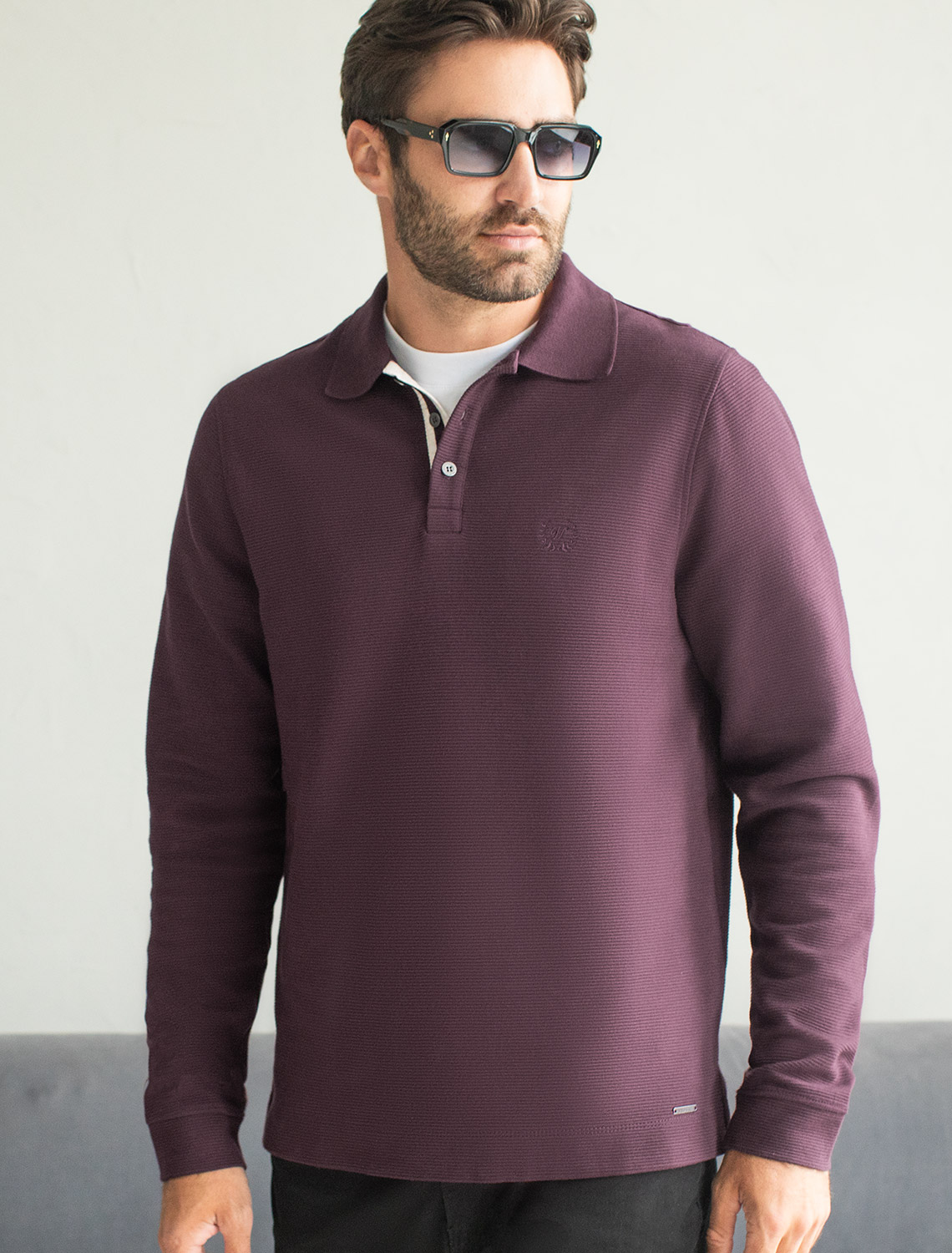 картинка Джемпер мужской бургунди магазин Одежда+ являющийся официальным дистрибьютором в России 