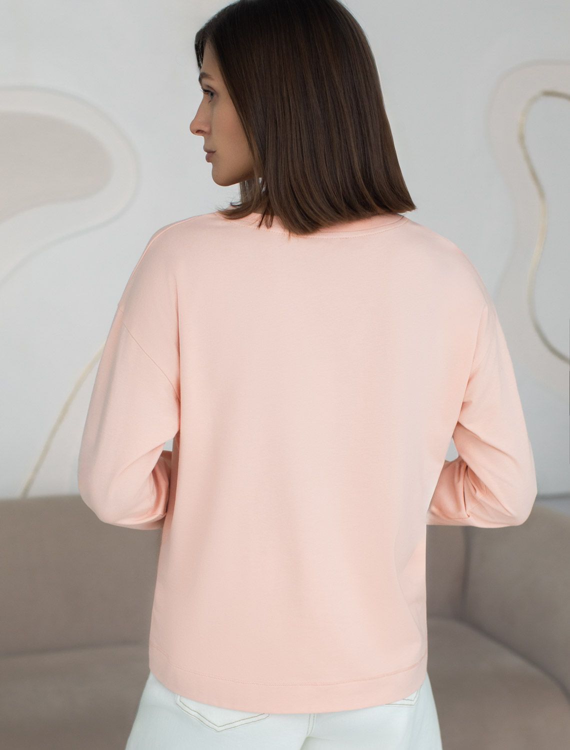 картинка Джемпер женский пудровый от магазина Одежда+