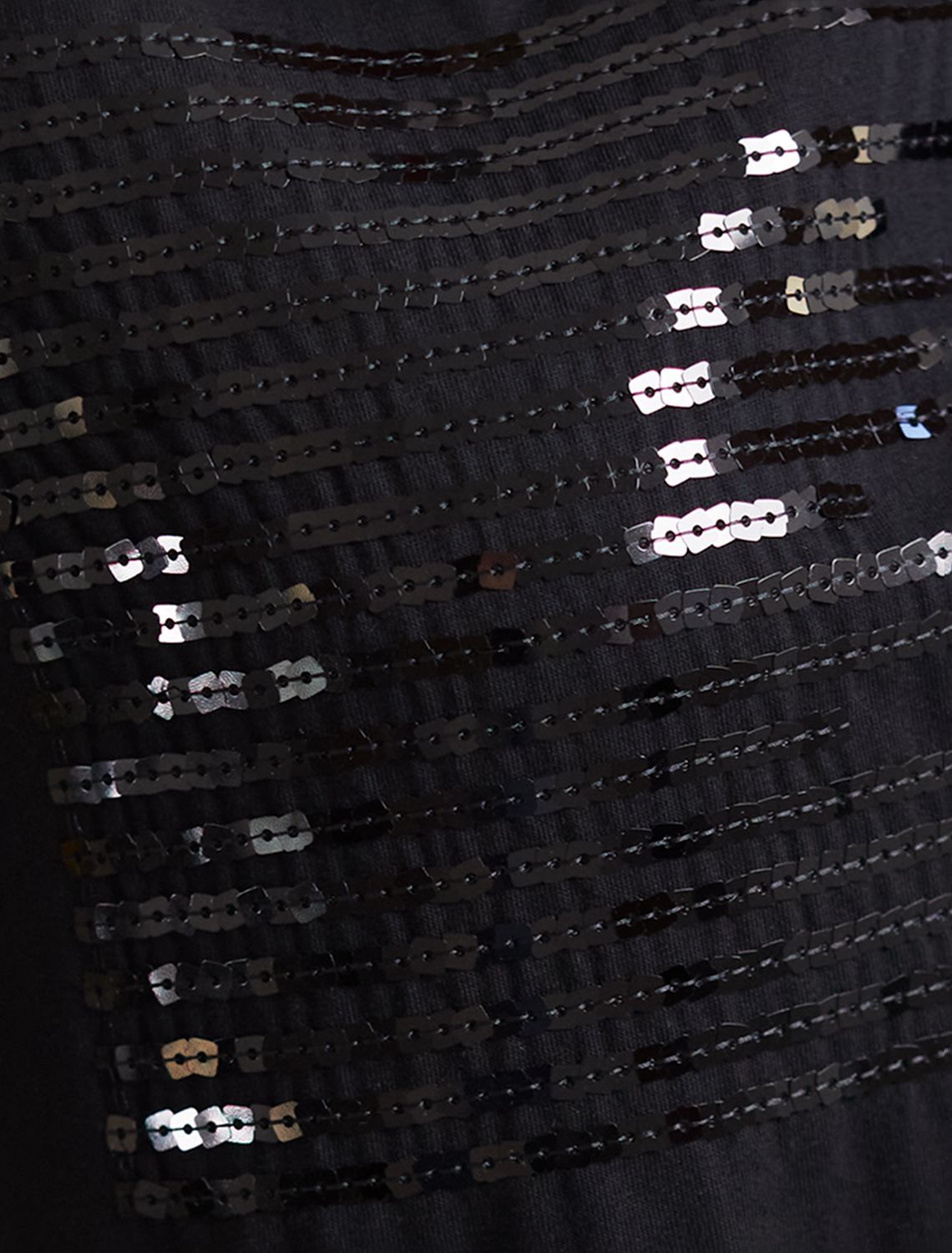картинка Футболка женская черный_shiny stripes от магазина Одежда+