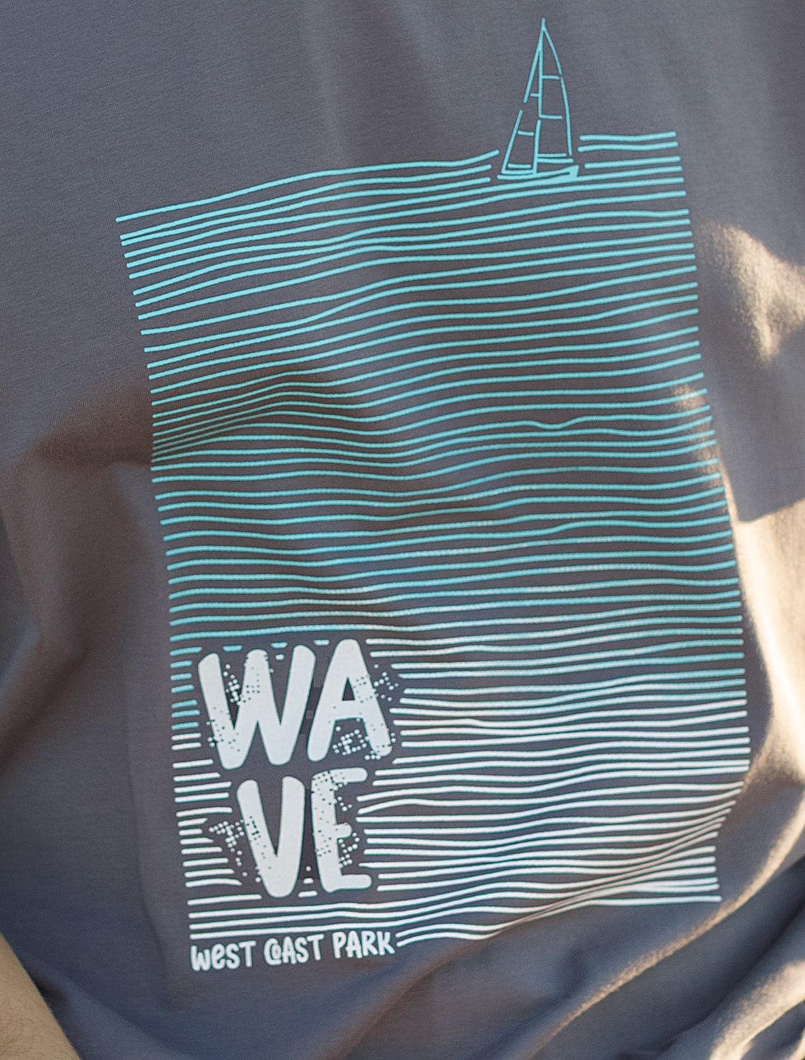 картинка Футболка мужская серый_wave магазин Одежда+ являющийся официальным дистрибьютором в России 