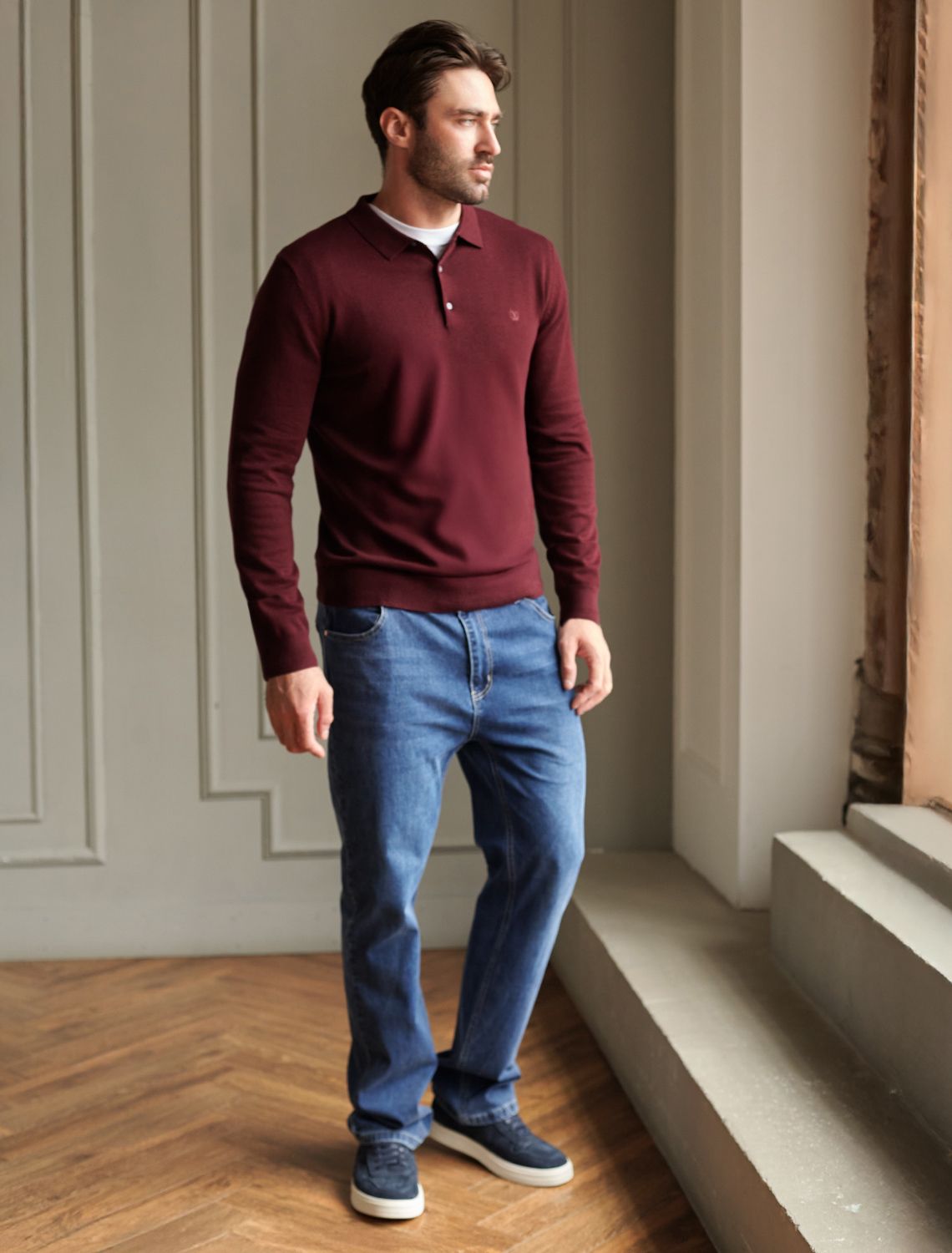 картинка Джемпер мужской бургунди от магазина Одежда+