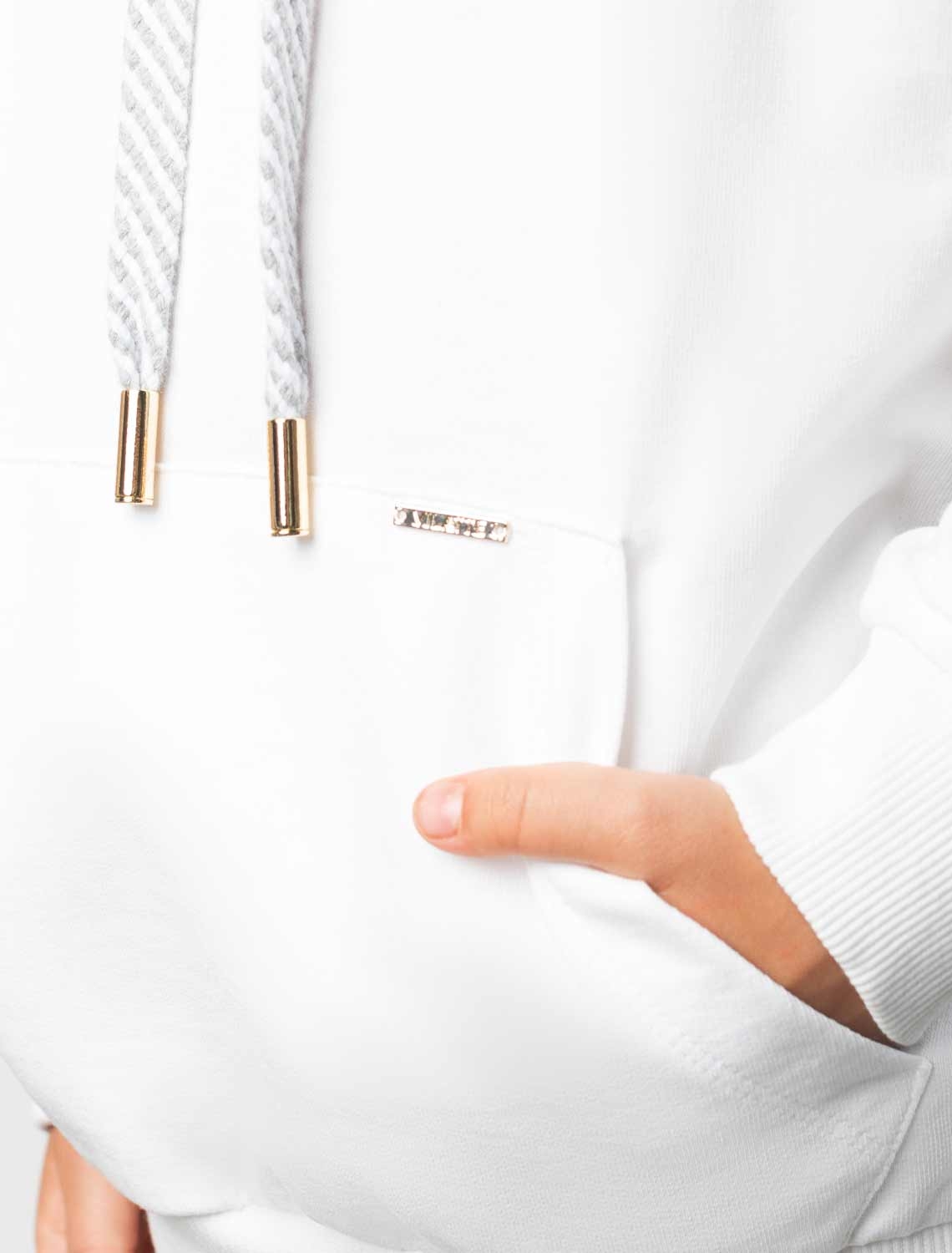 картинка Джемпер для девочки белый от магазина Одежда+