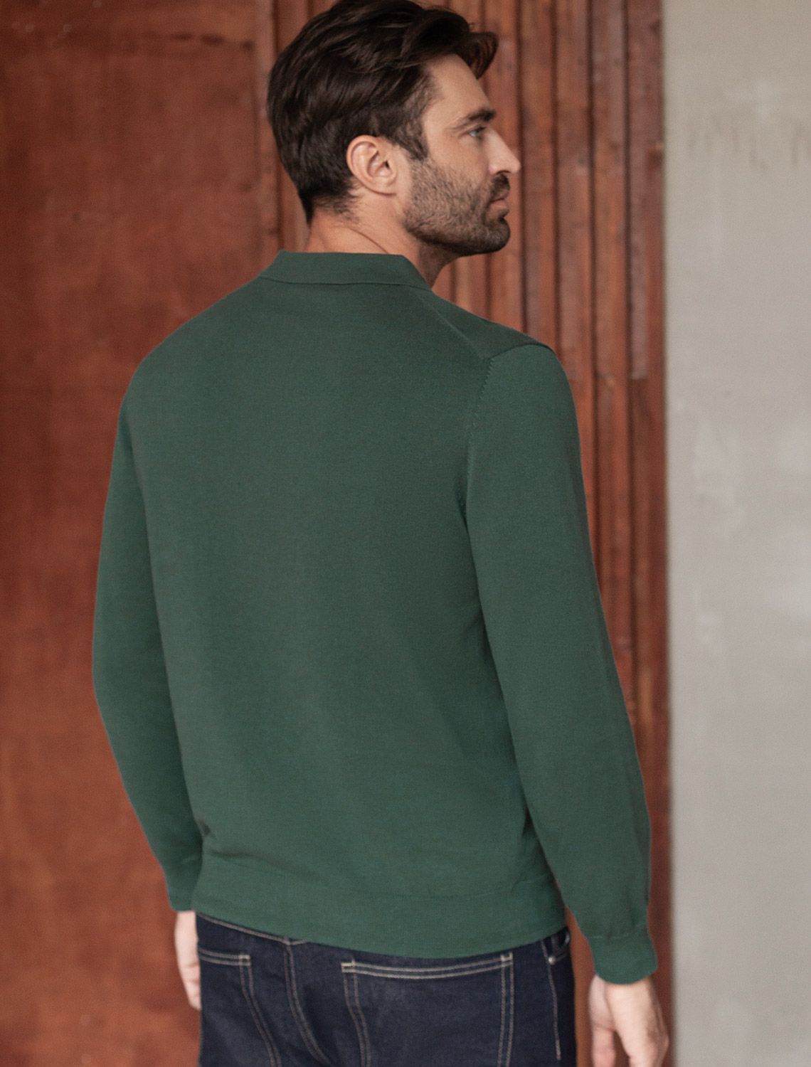 картинка Джемпер мужской дымчатый зеленый от магазина Одежда+