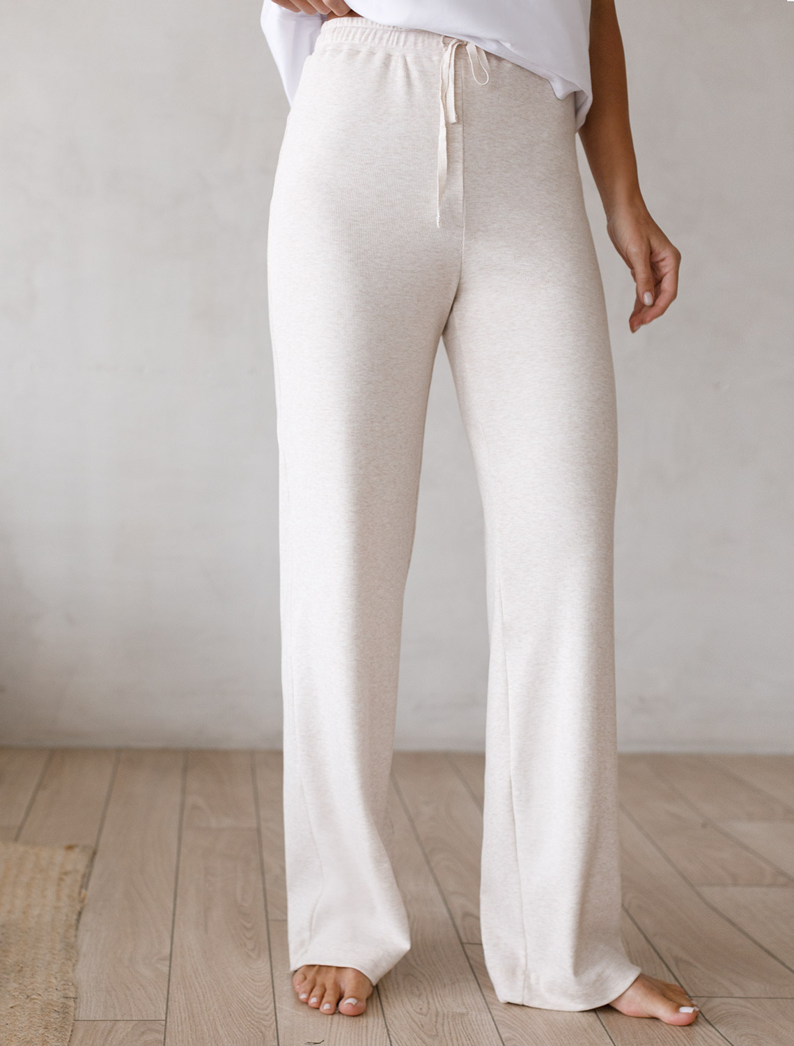 картинка Брюки женские бежевый меланж от магазина Одежда+