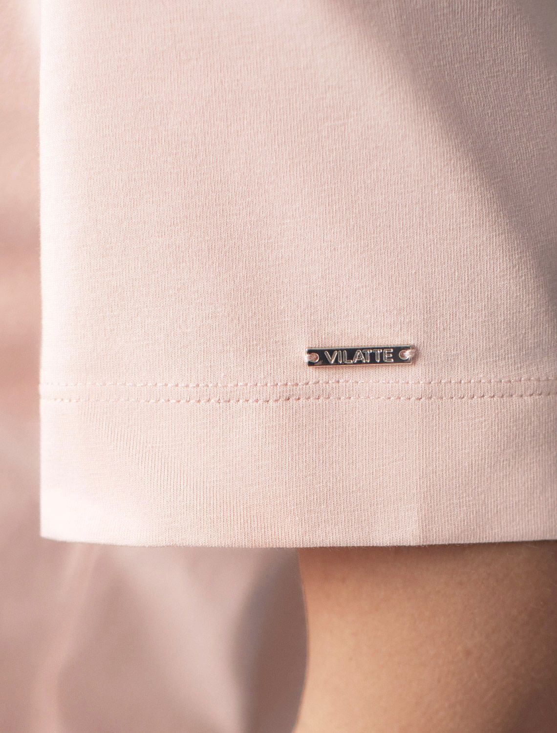 картинка Футболка женская пудра_vibe от магазина Одежда+