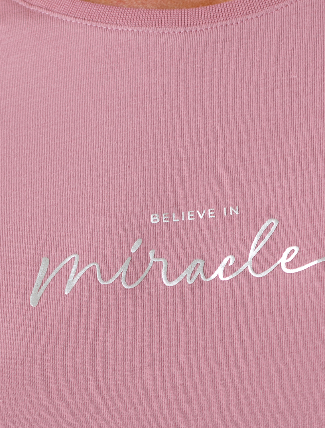 картинка Футболка женская пыльно-розовый_miracle магазин Одежда+ являющийся официальным дистрибьютором в России 