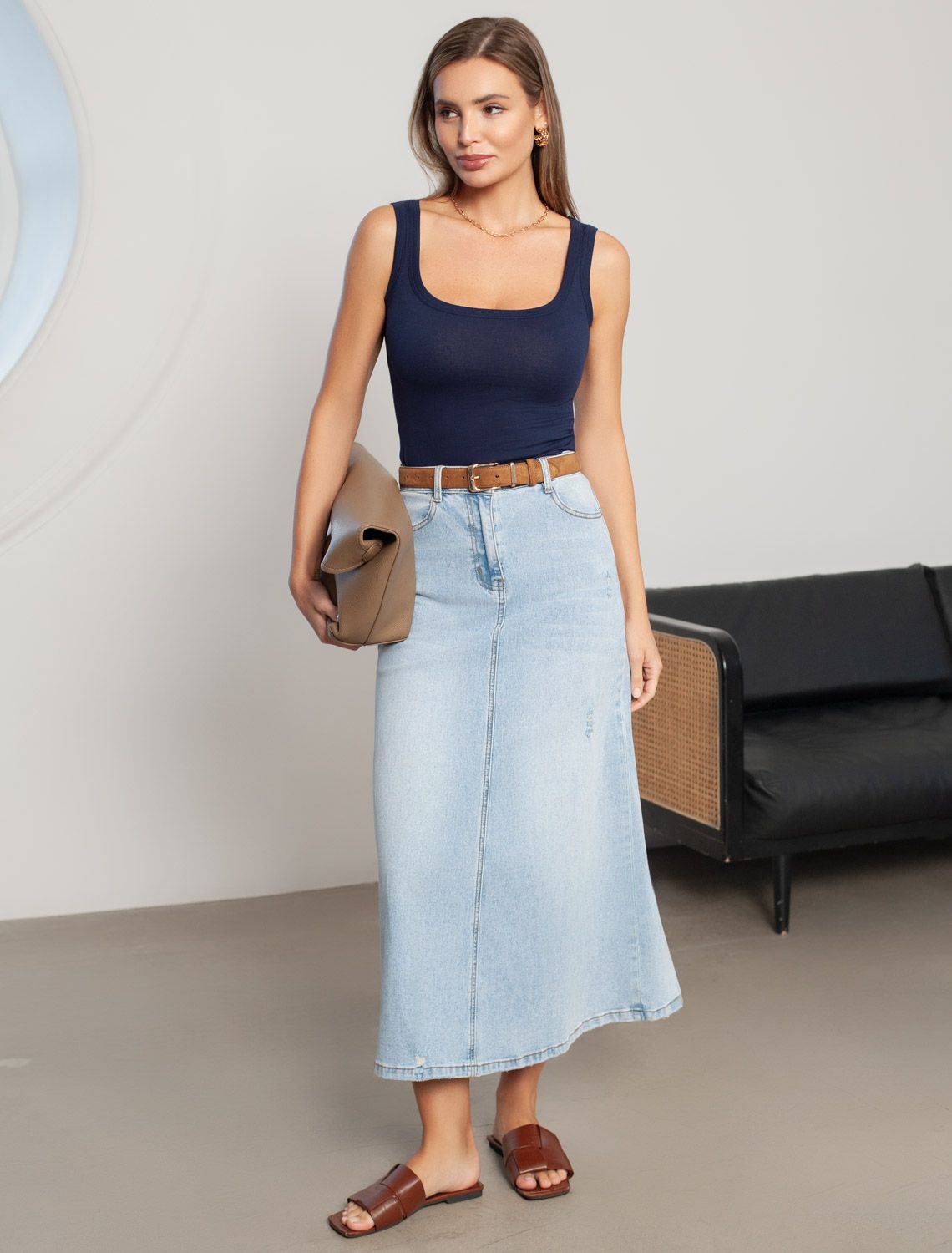 картинка Топ женский т.синий от магазина Одежда+