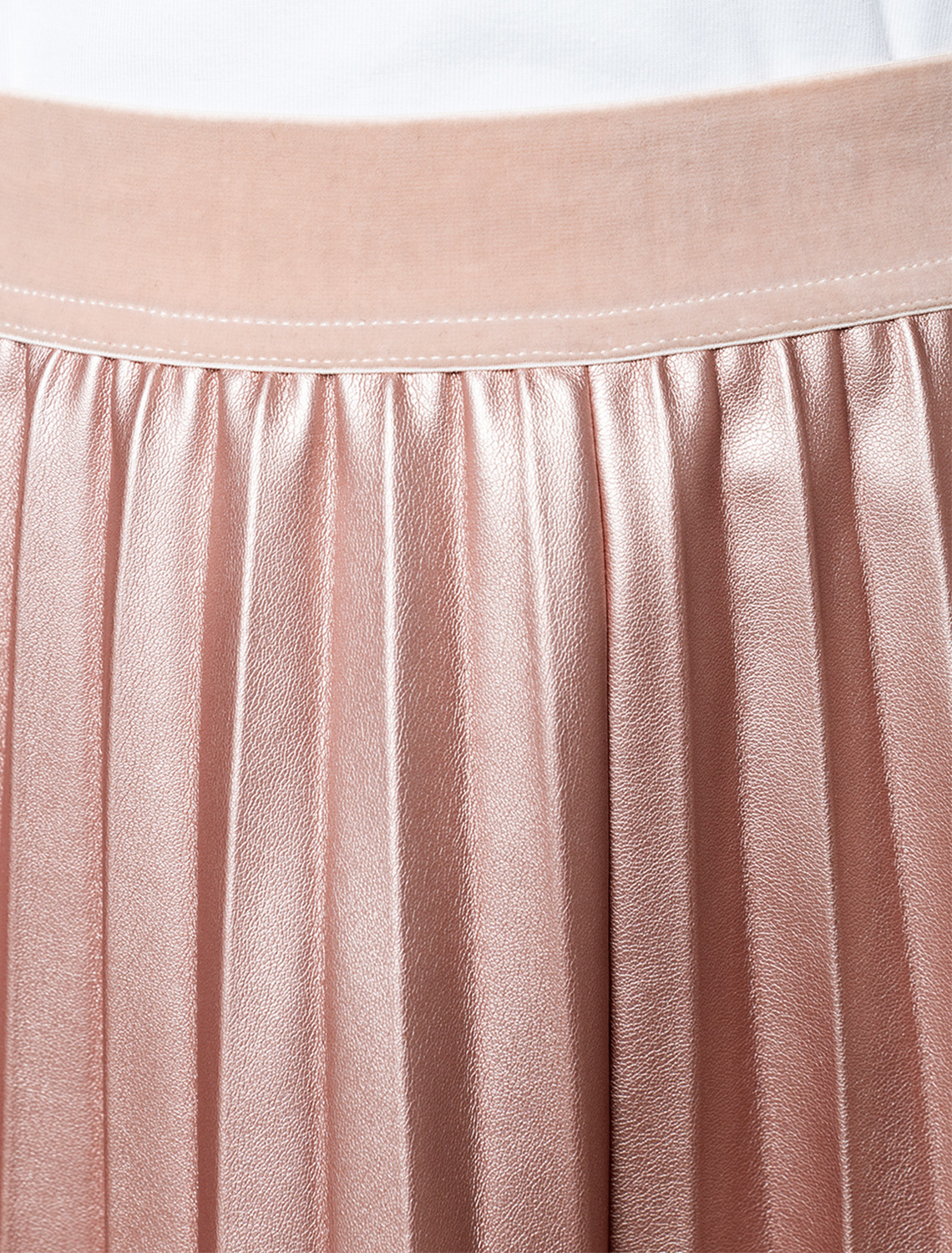 картинка Юбка женская пудровый металлик от магазина Одежда+