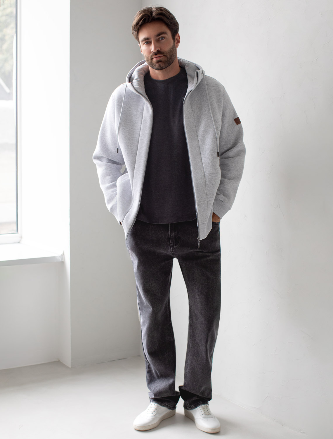 картинка Джинсы мужские т.серый от магазина Одежда+