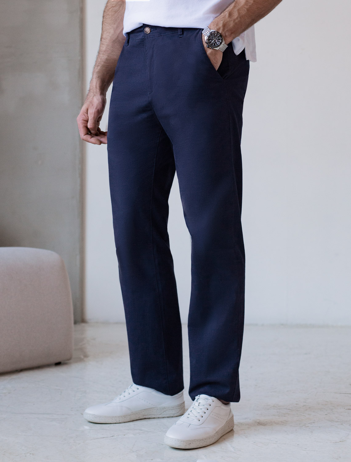 картинка Брюки мужские темно-синий от магазина Одежда+