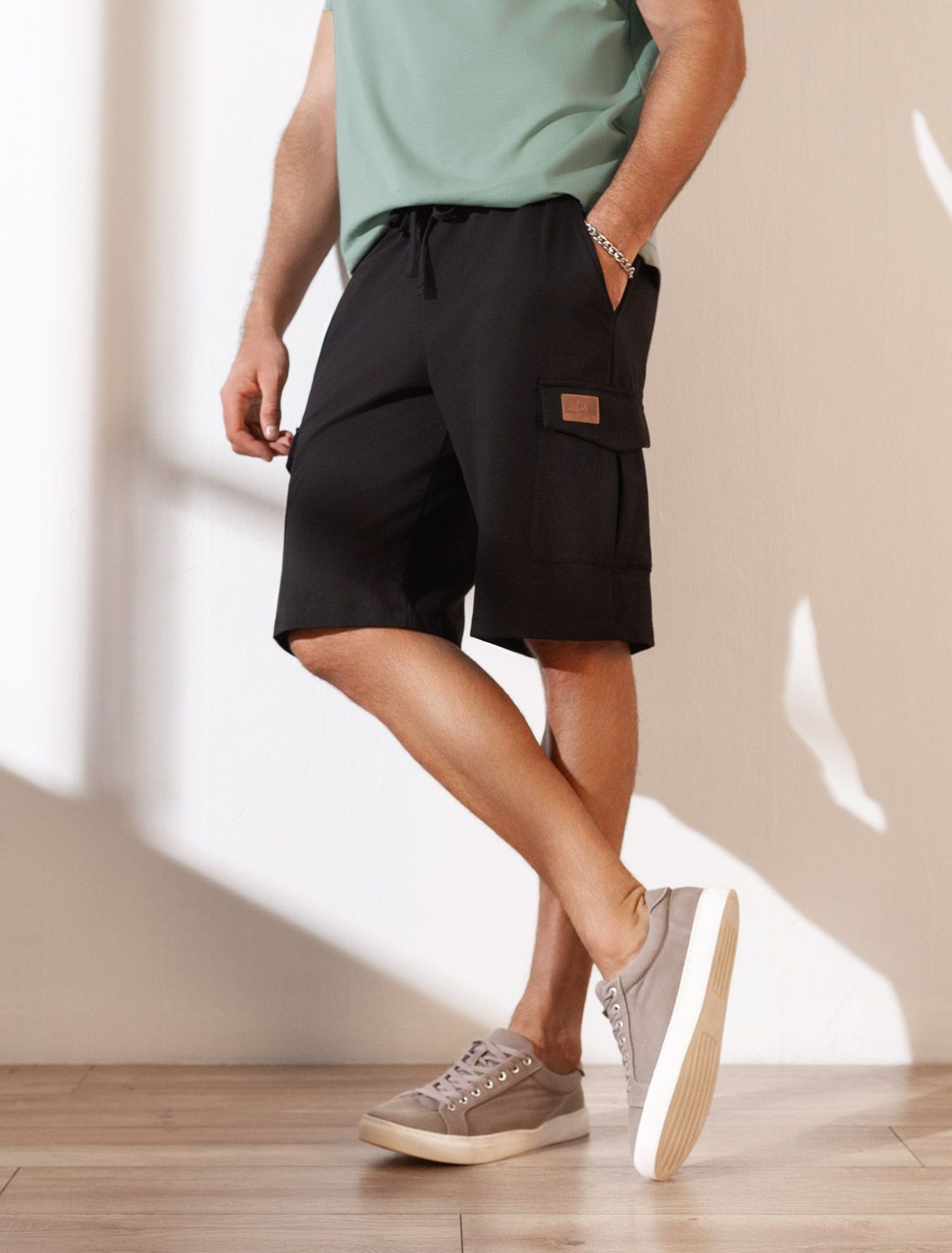 картинка Шорты мужские черный от магазина Одежда+