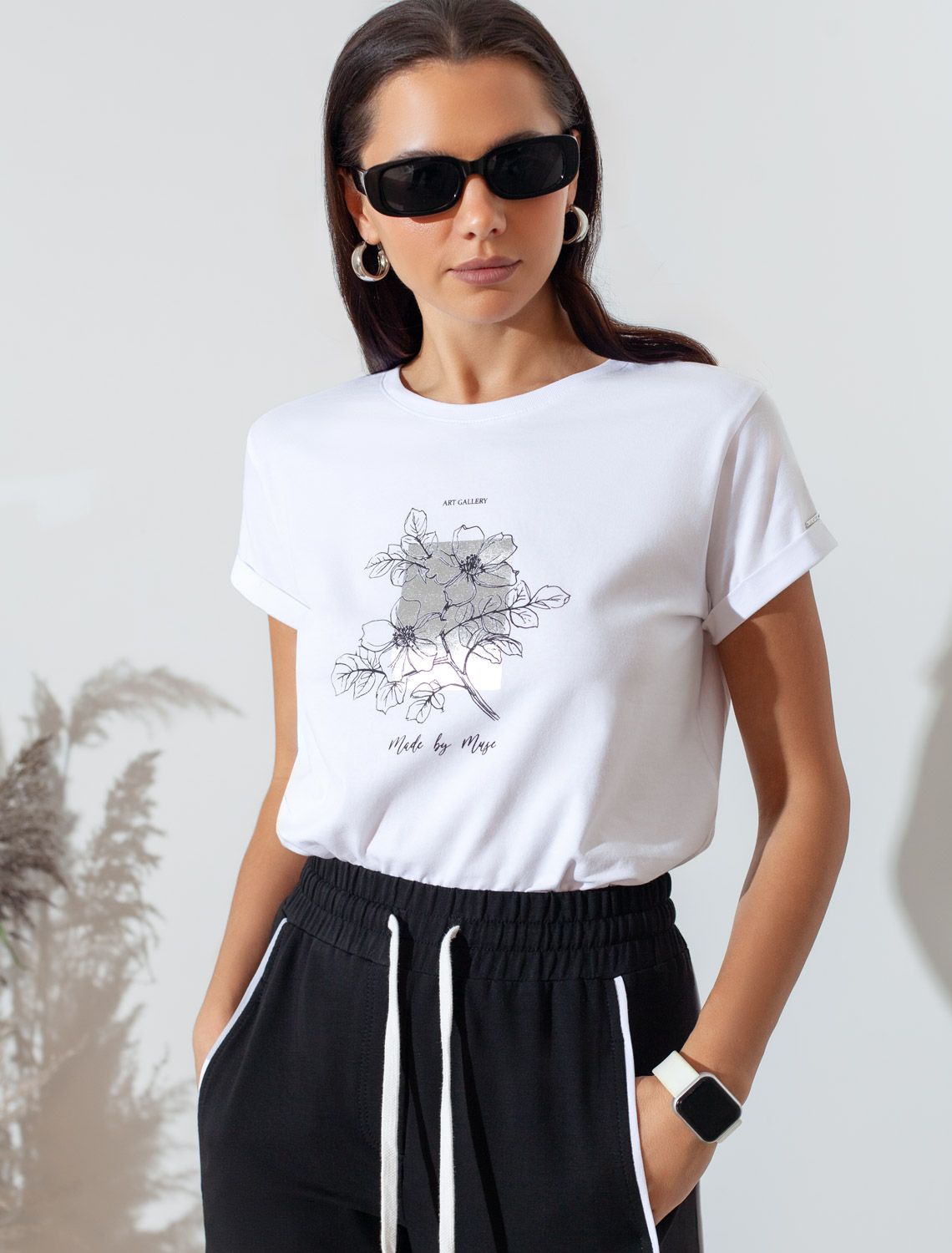 картинка Футболка женская белый_muse от магазина Одежда+