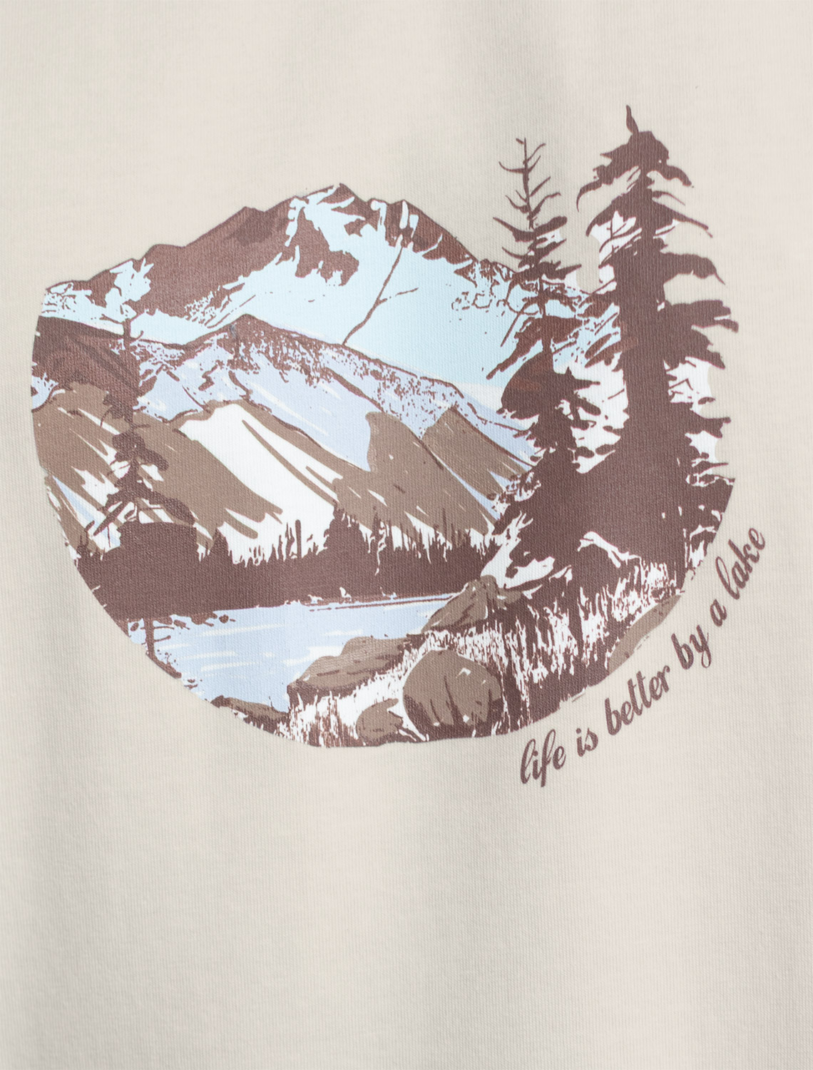 картинка Футболка мужская молочный_mountain магазин Одежда+ являющийся официальным дистрибьютором в России 