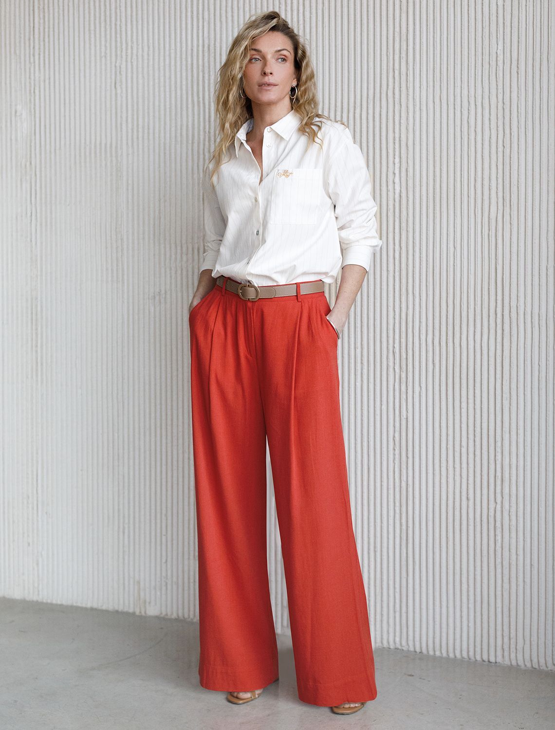 картинка Брюки женские коралловый от магазина Одежда+