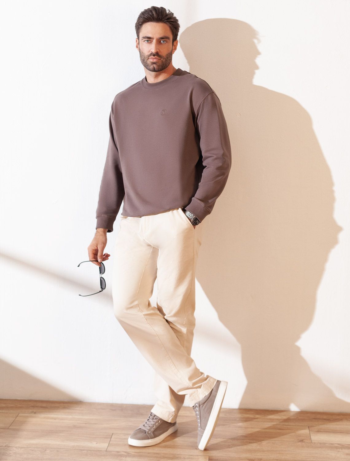 картинка Джемпер мужской кофейный от магазина Одежда+