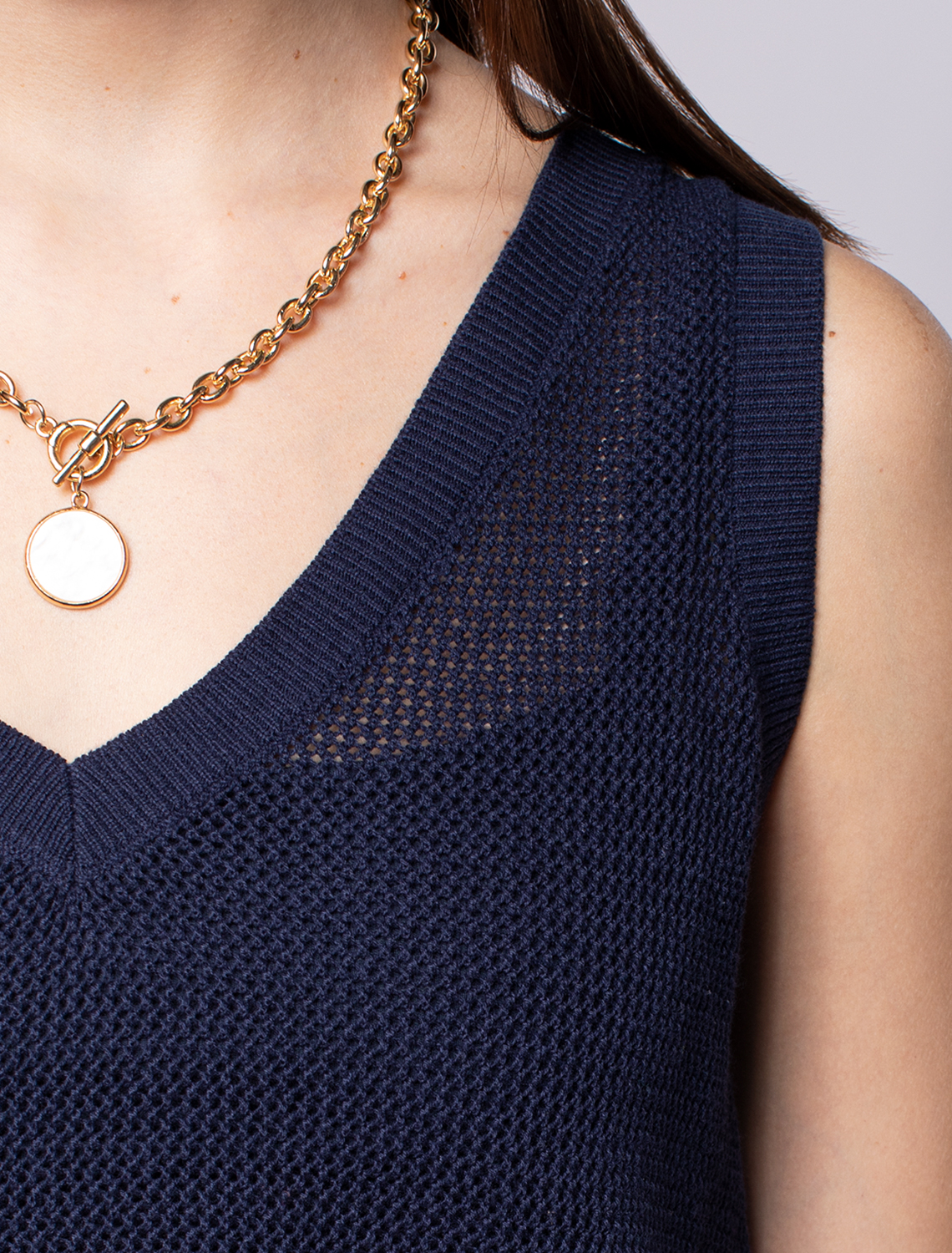 картинка Топ женский темно-синий от магазина Одежда+